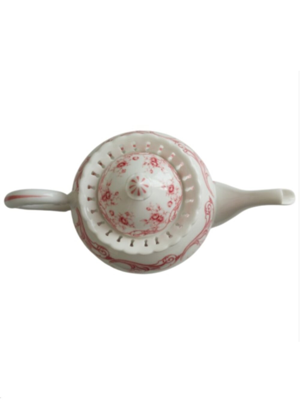 Gracie China Coastline Imports Pink Vine Floral Teapot Bone China Like New - Picture 7 of 14